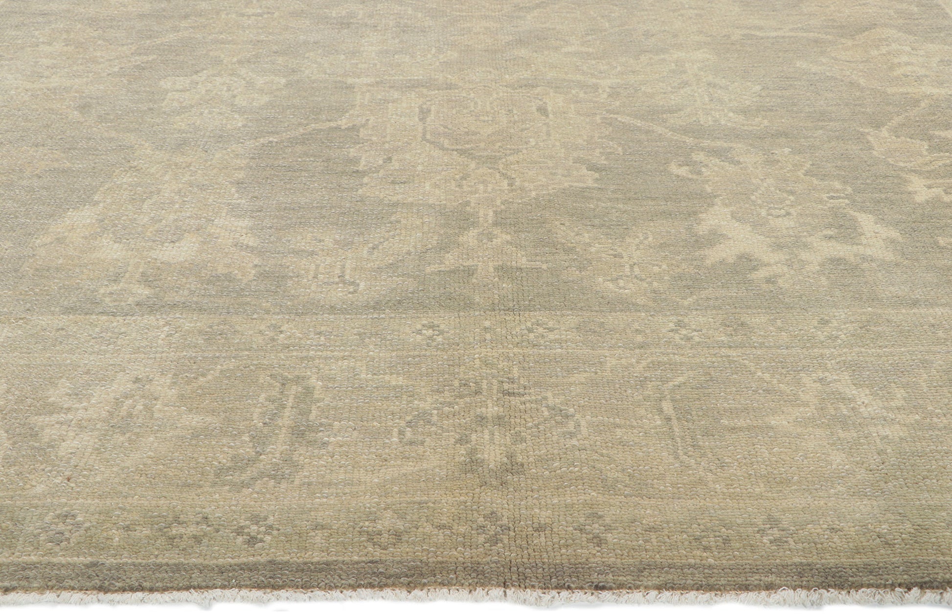 8 x 10 Vintage-Inspired Oushak Rug 30094