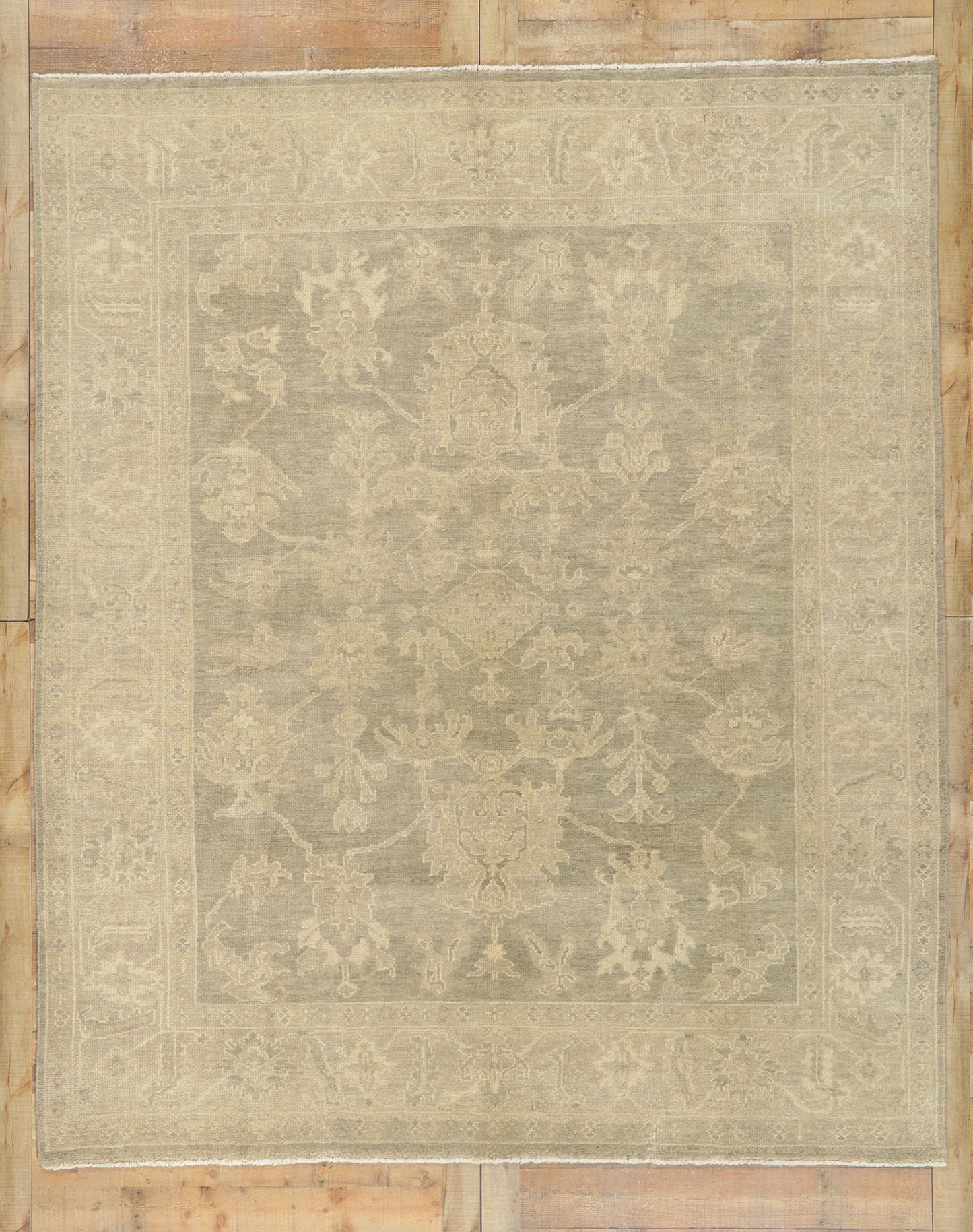 8 x 10 Vintage-Inspired Oushak Rug 30094