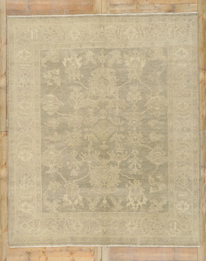 8 x 10 Vintage-Inspired Oushak Rug 30094