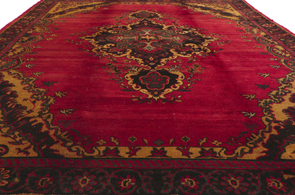 8 x 11 Vintage Turkish Oushak Rug 50507