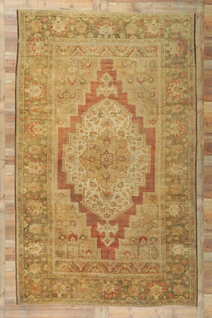 8 x 12 Vintage Turkish Oushak Rug 50578