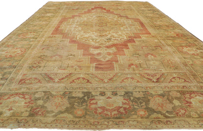 8 x 12 Vintage Turkish Oushak Rug 50578