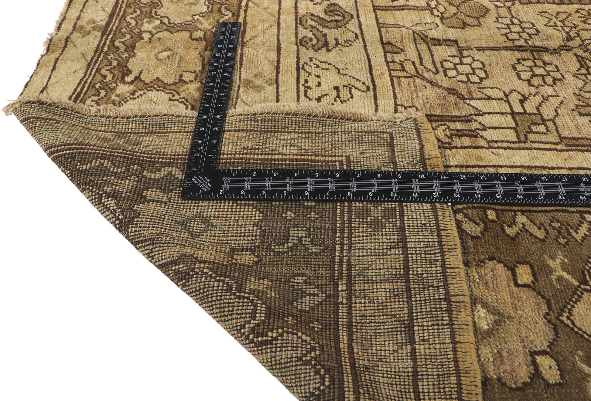 8 x 12 Vintage Turkish Oushak Rug 74073