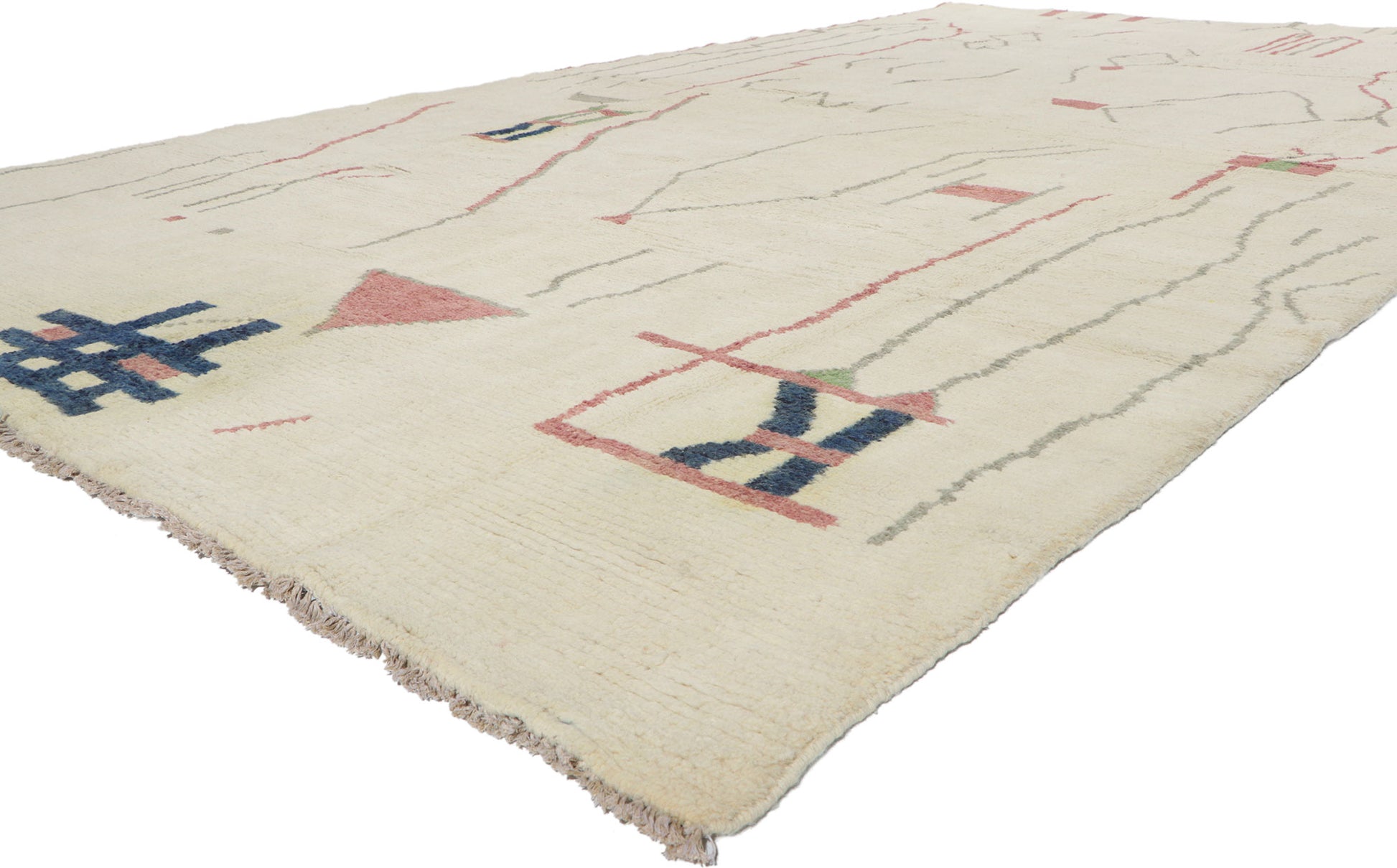 8 x 14 Contemporary Moroccan Rug 80712