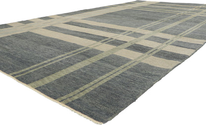 8 x 15 Neutral Plaid Tartan Rug 53804