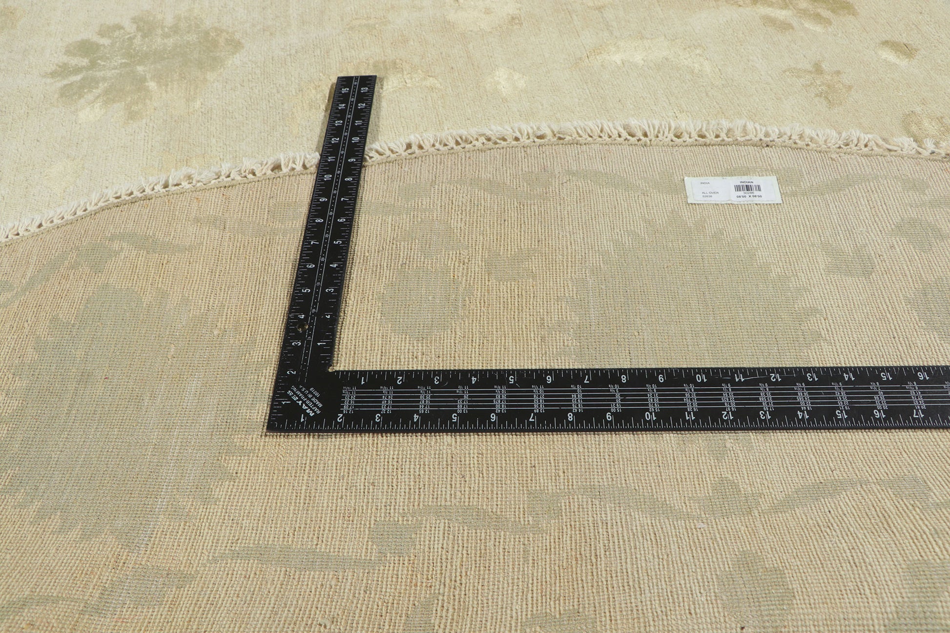 8 x 8 Neutral Round Area Rug 30286