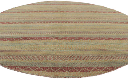 8 x 8 Round Striped Area Rug 30301