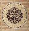 8 x 8 Vintage Indian Round Area Rug 76922