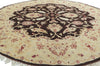 8 x 8 Vintage Indian Round Area Rug 76922