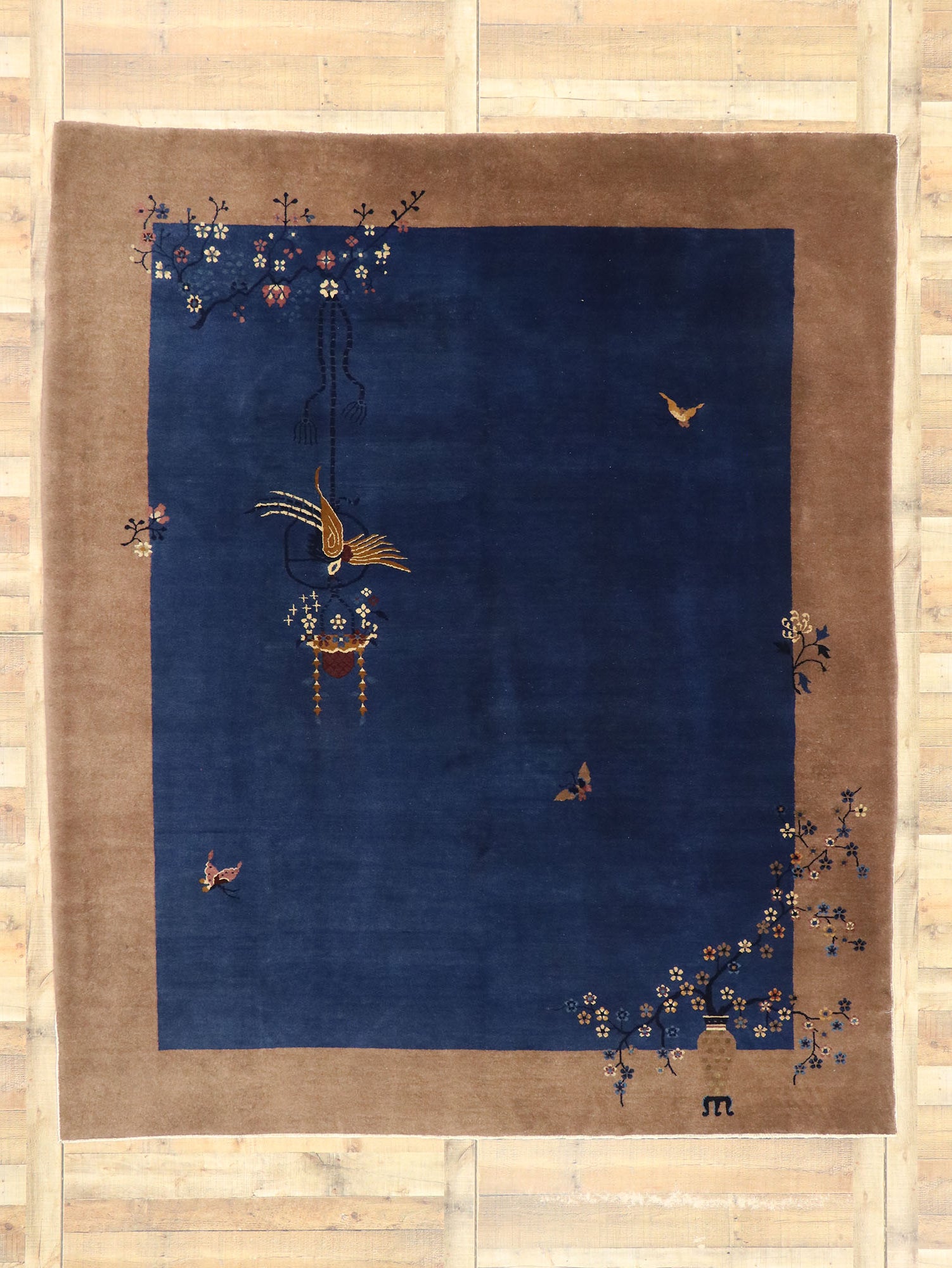 8 x 10 Antique Chinese Art Deco Rug 77449