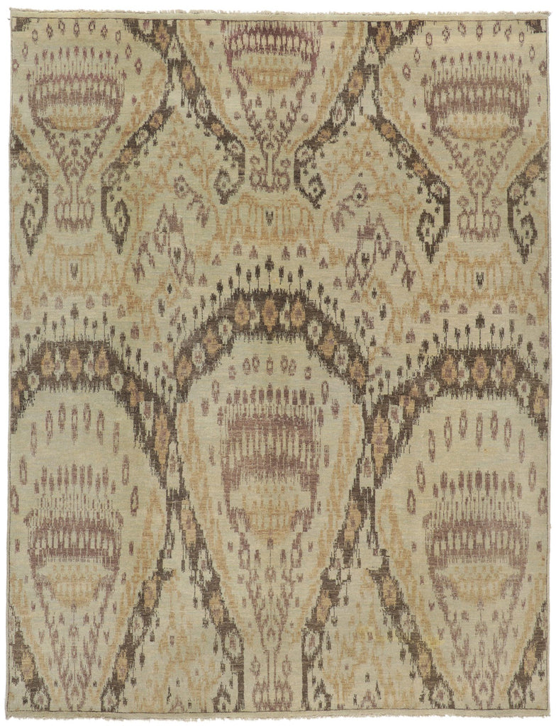 8 x 10 Transitional Ikat Rug 30046