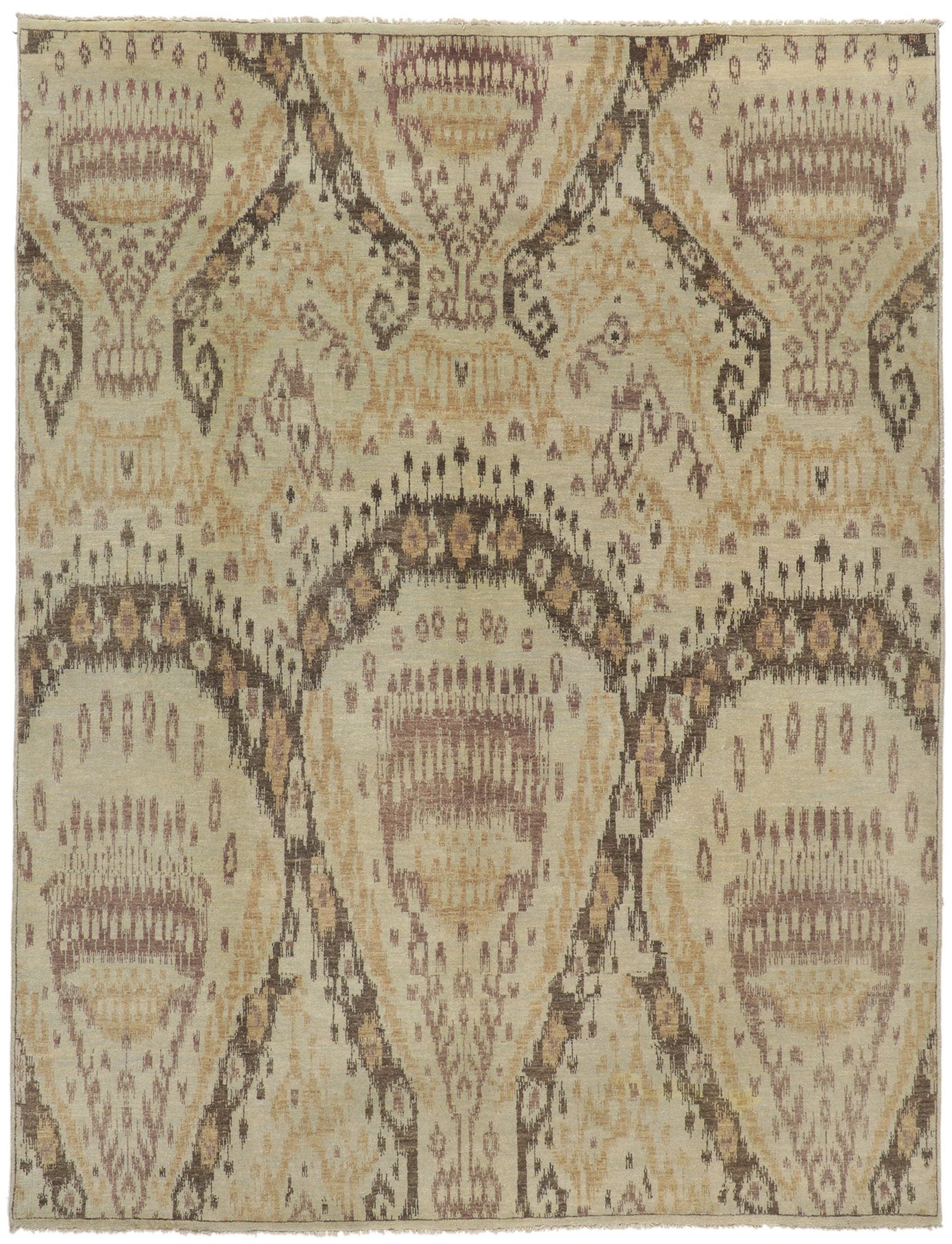 8 x 10 Transitional Ikat Rug 30046