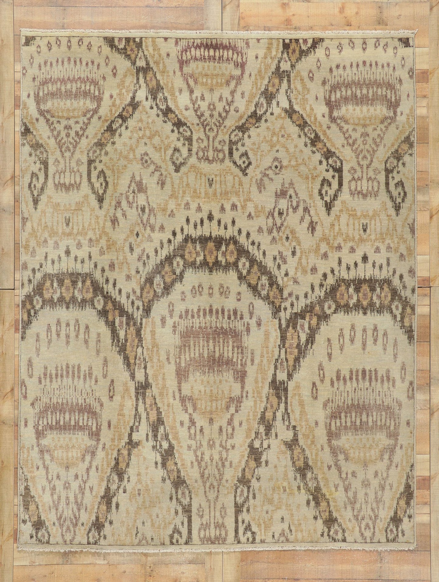 8 x 10 Transitional Ikat Rug 30046