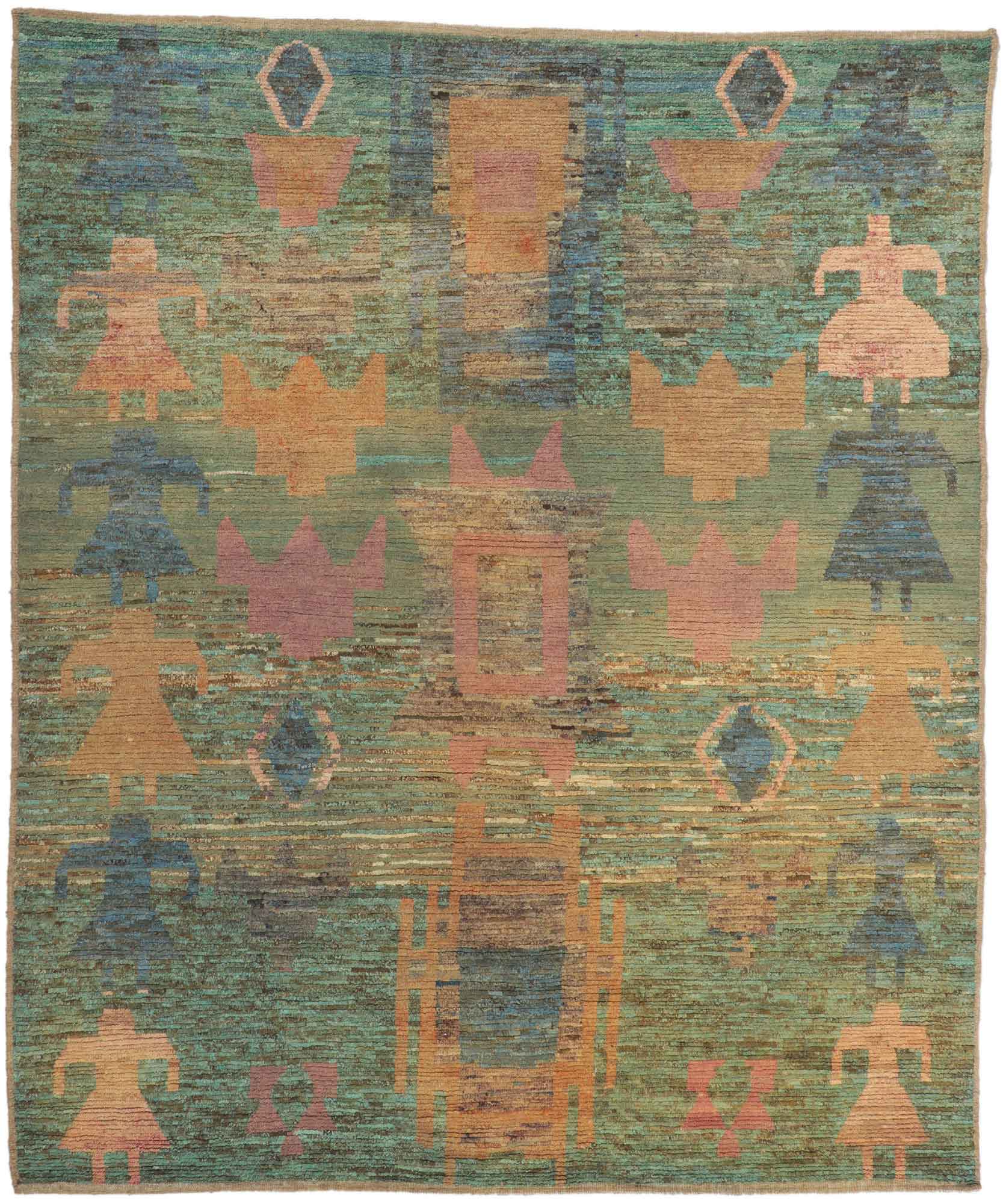 8 x 10 Modern Moroccan Rug 80791