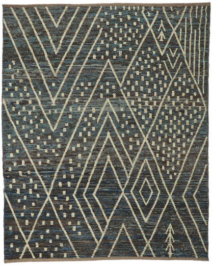 8 x 10 Earth-Tone Moroccan Rug 80796