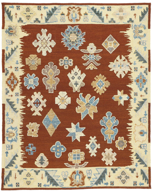 8 x 10 Oushak High-Low Rug 30895