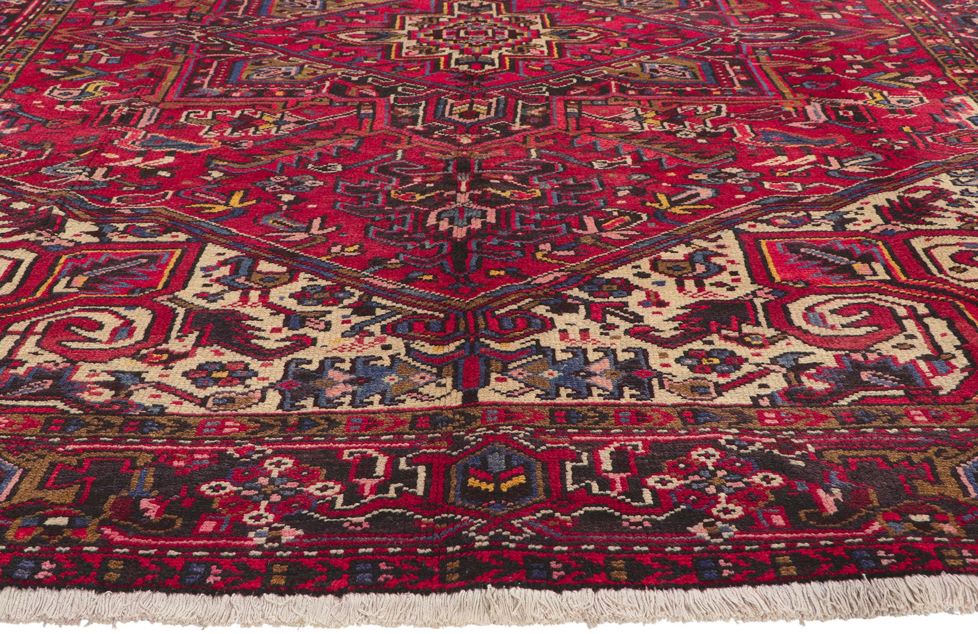 8 x 10 Vintage Persian Heriz Rug 76246
