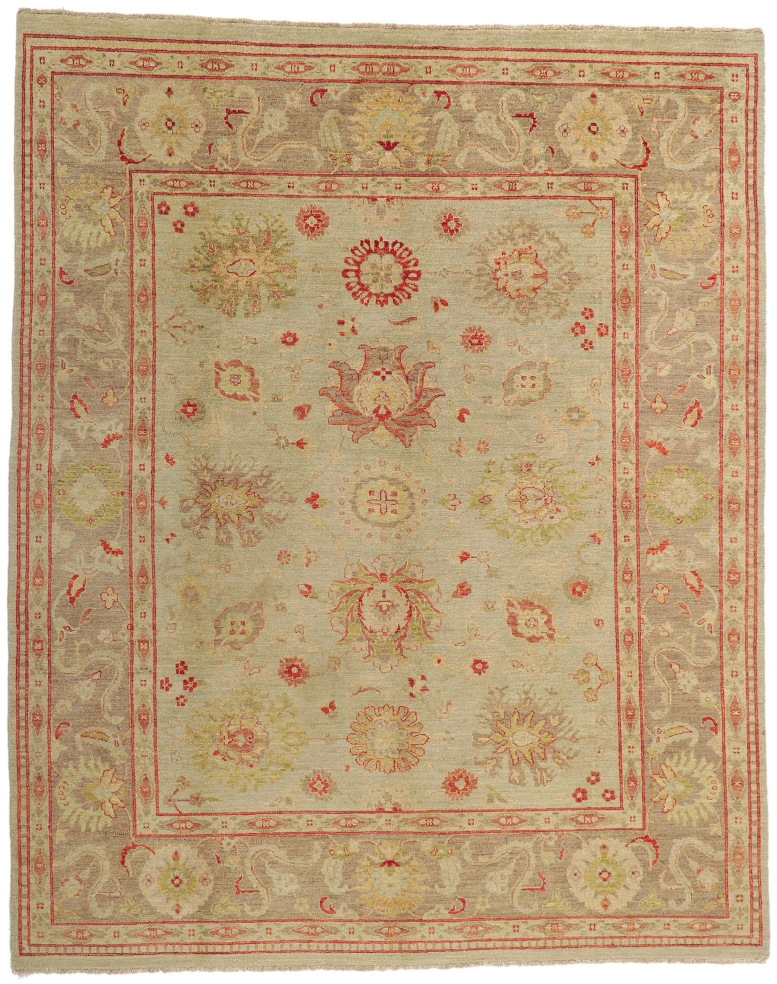 8 x 10 Modern Oushak Rug 76893