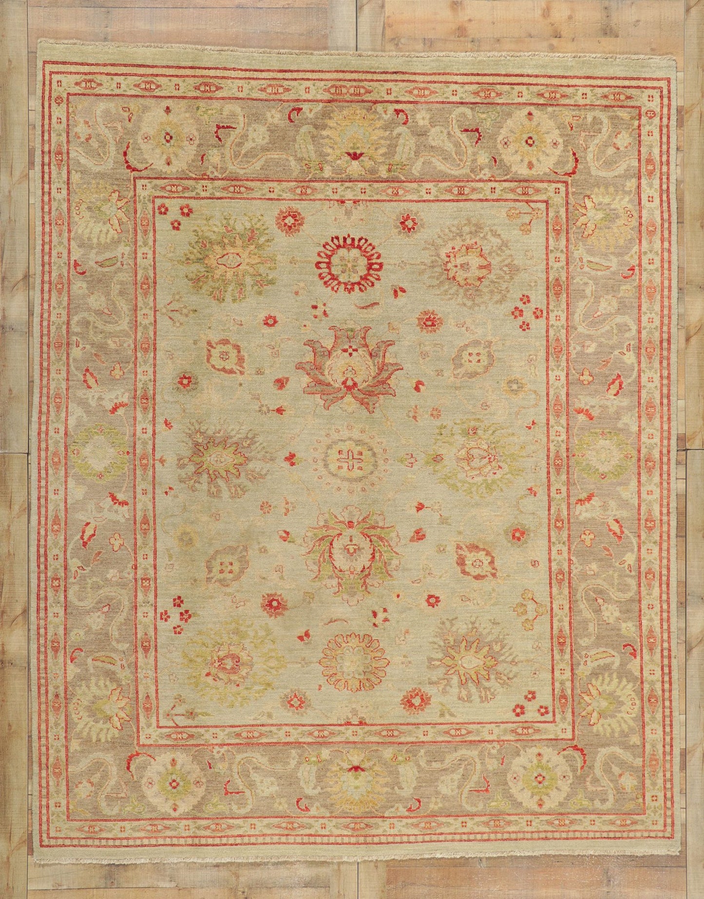 8 x 10 Modern Oushak Rug 76893
