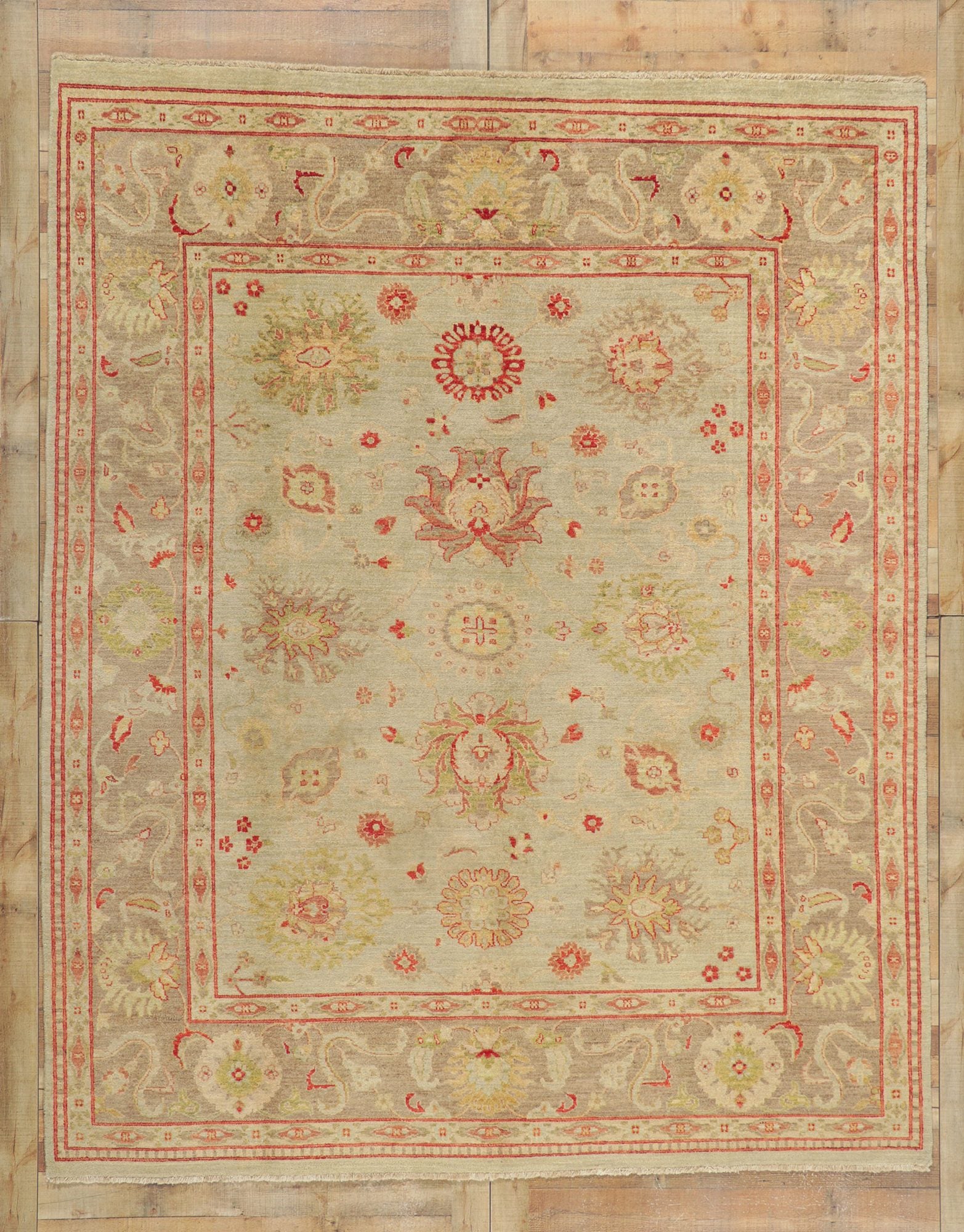 8 x 10 Modern Oushak Rug 76893