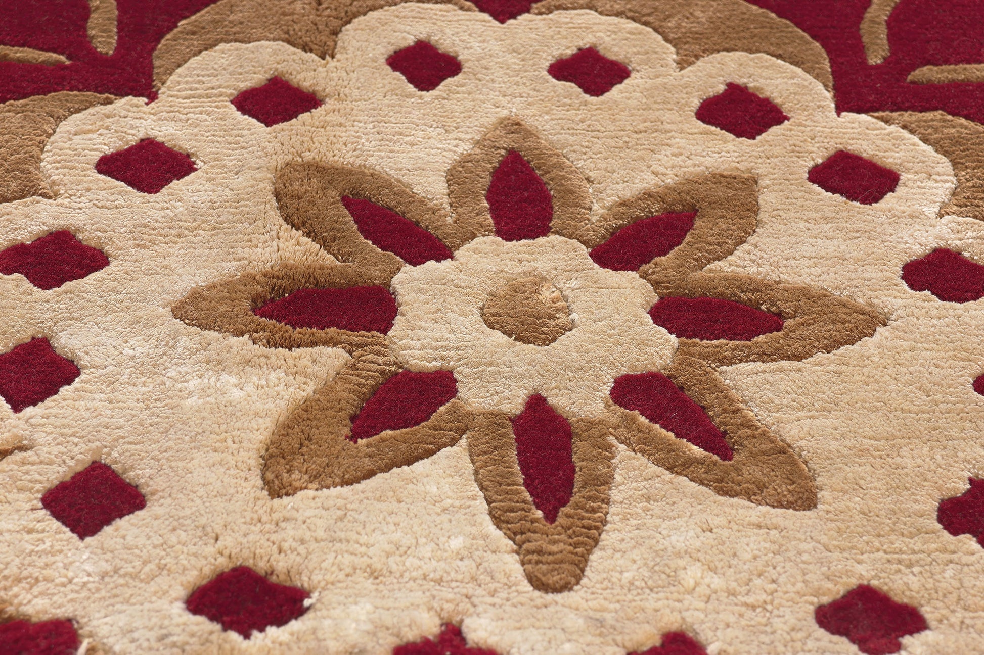 8 x 10 Floral Mandala Chinese Rug 78539