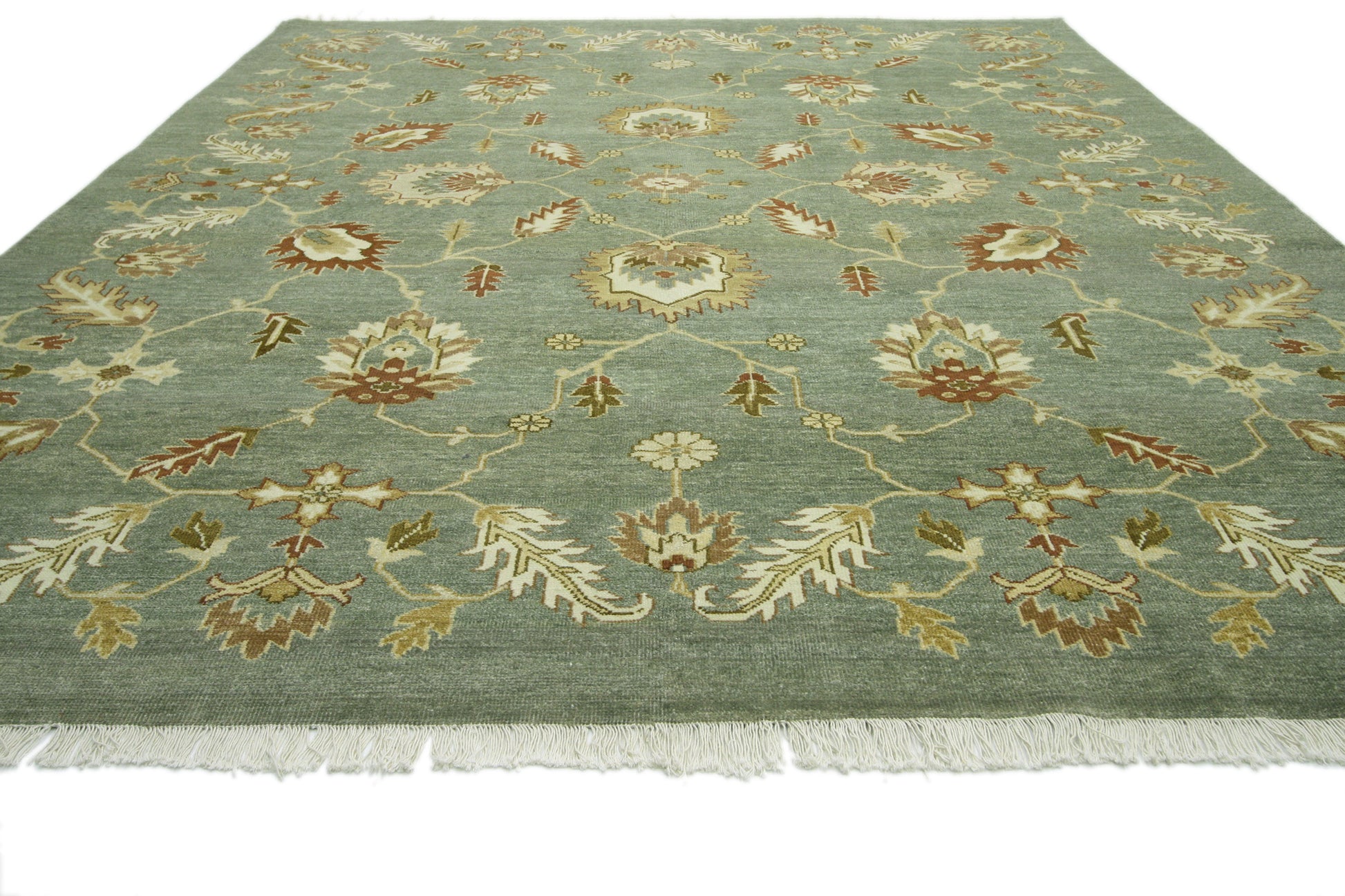 8 x 10 Vintage-Inspired Indian Rug 74644