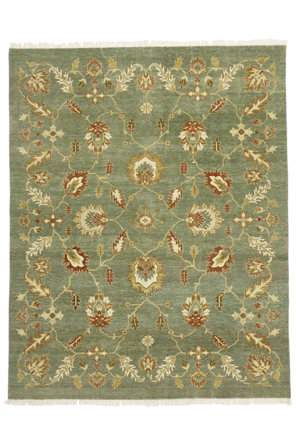 8 x 10 Vintage-Inspired Indian Rug 74644