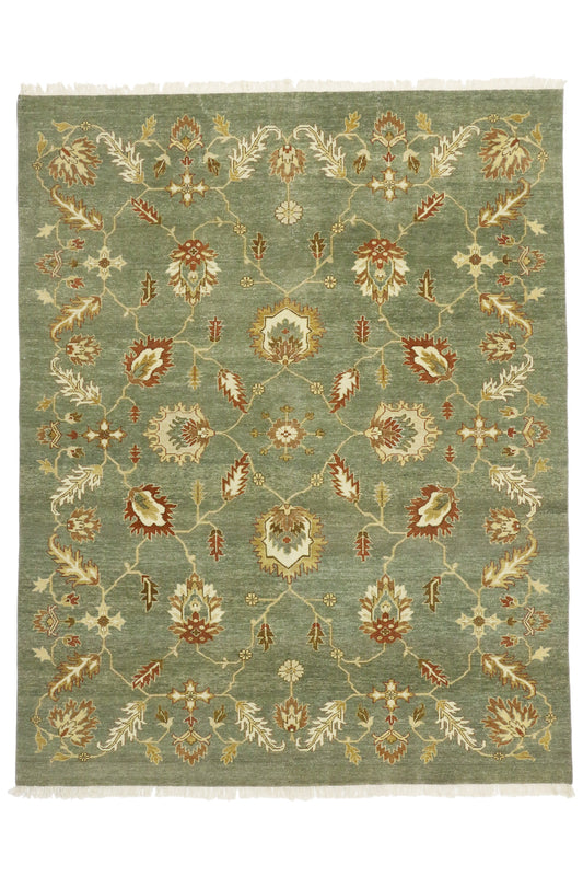 8 x 10 Vintage-Inspired Indian Rug 74644