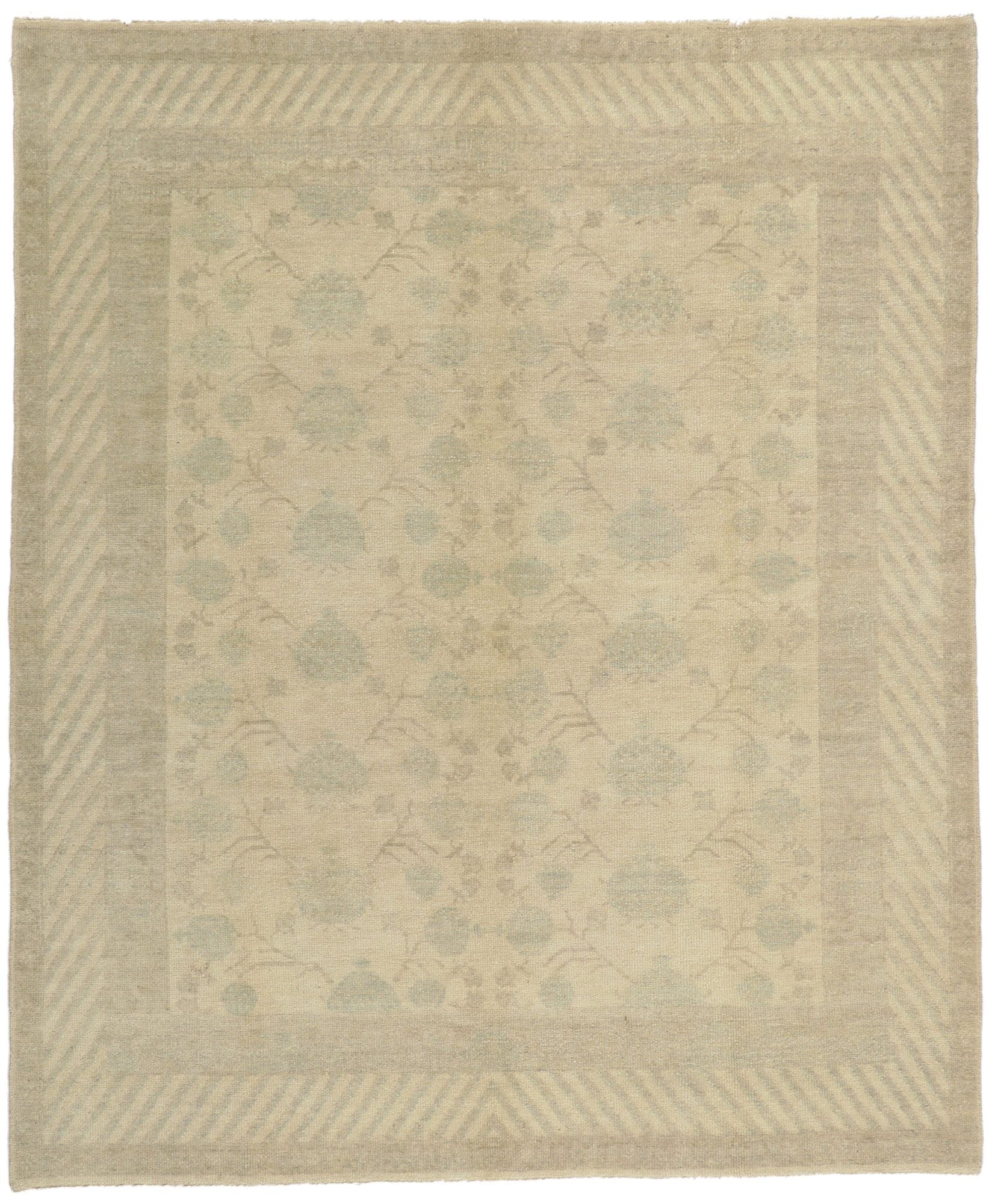8 x 10 Vintage-Inspired Khotan Rug 30096