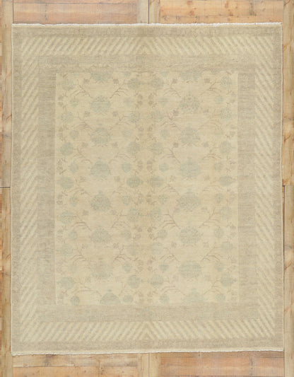 8 x 10 Vintage-Inspired Khotan Rug 30096