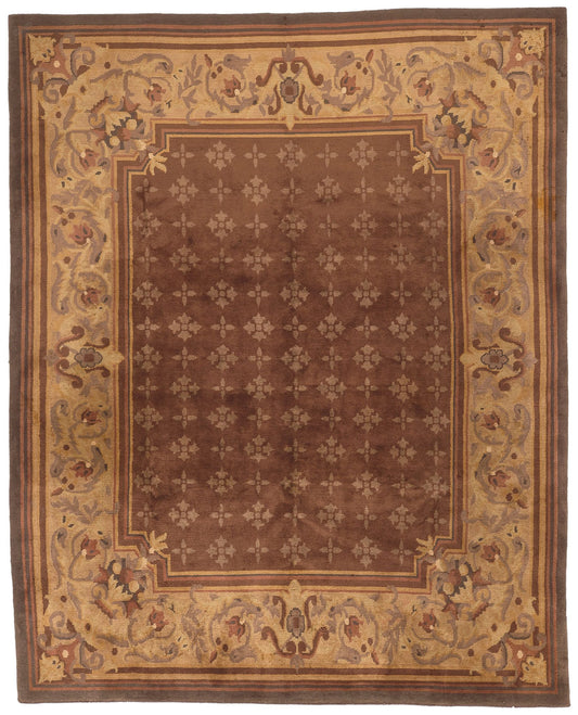 8 x 10 Vintage Tibetan Rug 78458