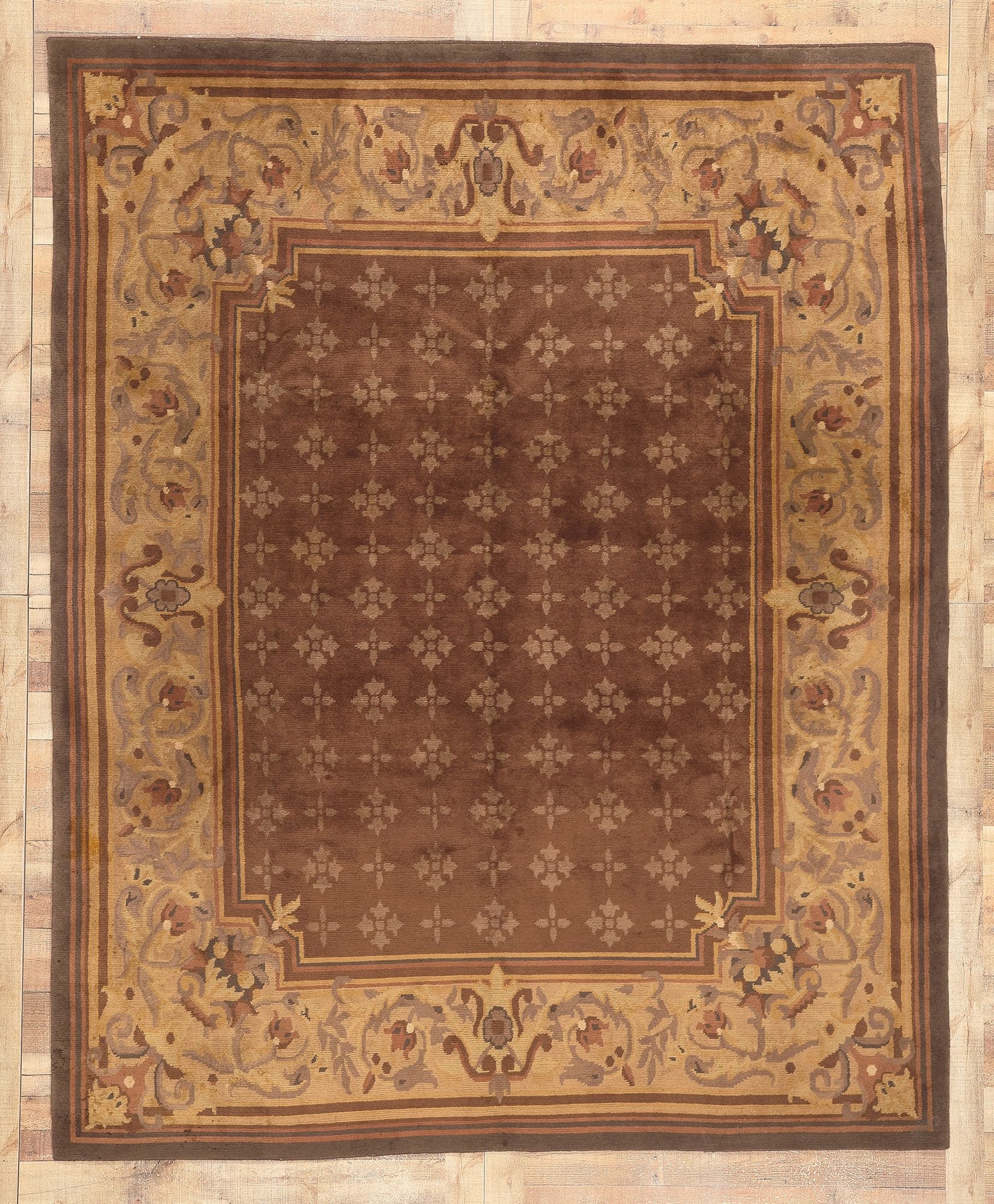 8 x 10 Vintage Tibetan Rug 78458