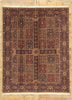 8 x 10 Vintage Pakistan Chaharbagh Rug 76846