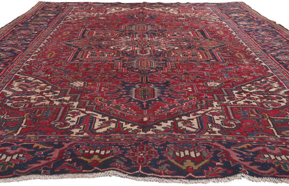 8 x 10 Vintage Persian Heriz Rug 78157