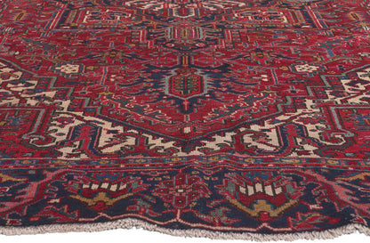 8 x 10 Vintage Persian Heriz Rug 78157