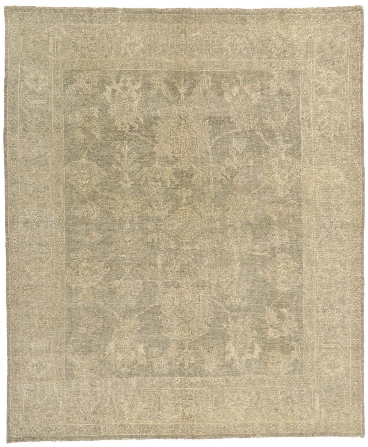 8 x 10 Vintage-Inspired Oushak Rug 30094