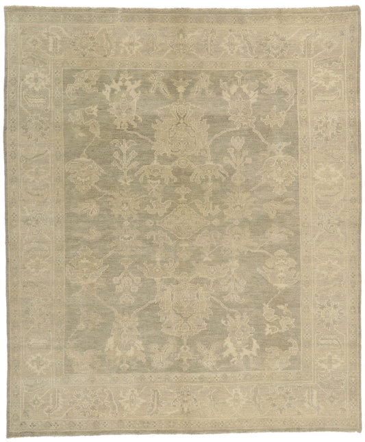 8 x 10 Vintage-Inspired Oushak Rug 30094