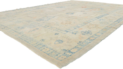 8 x 11 Colorful Turkish Oushak Rug 53802