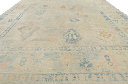 8 x 11 Colorful Turkish Oushak Rug 53802