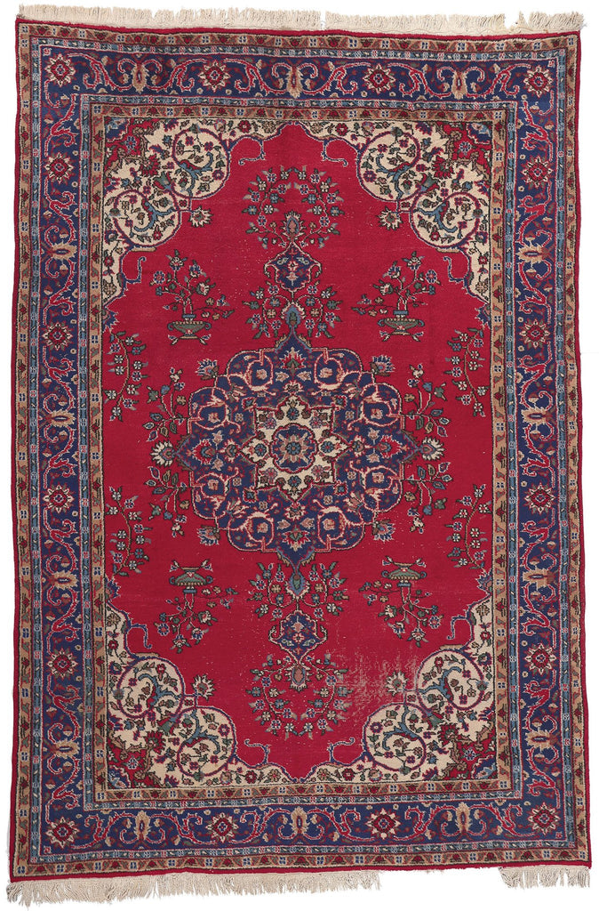 8 x 11 Vintage Turkish Sparta Rug 78140