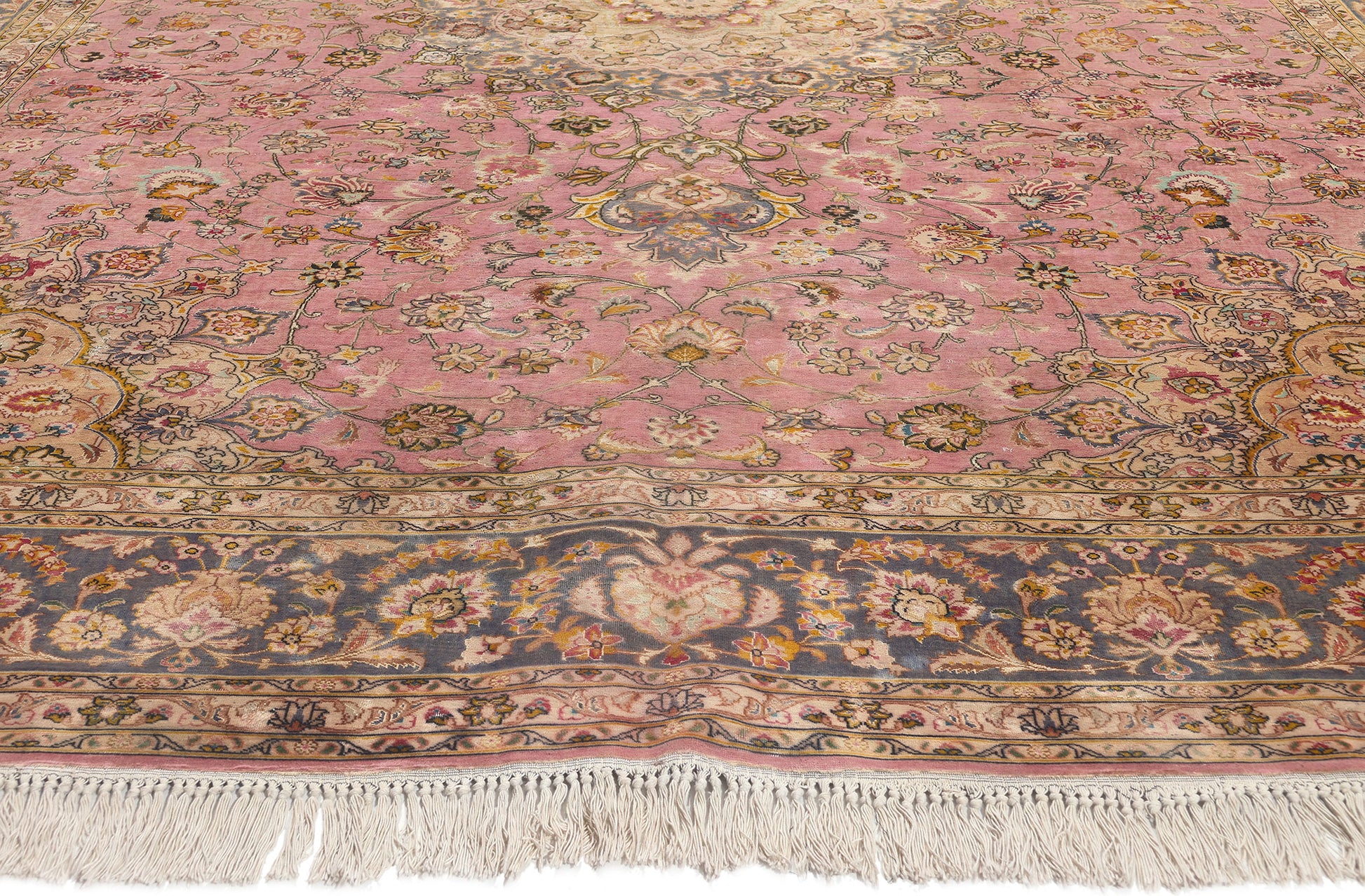 8 x 11 Vintage Persian Tabriz Rug 77721