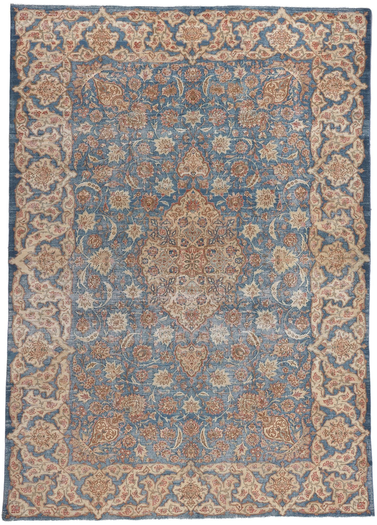 8 x 12 Vintage Persian Isfahan Rug 61251