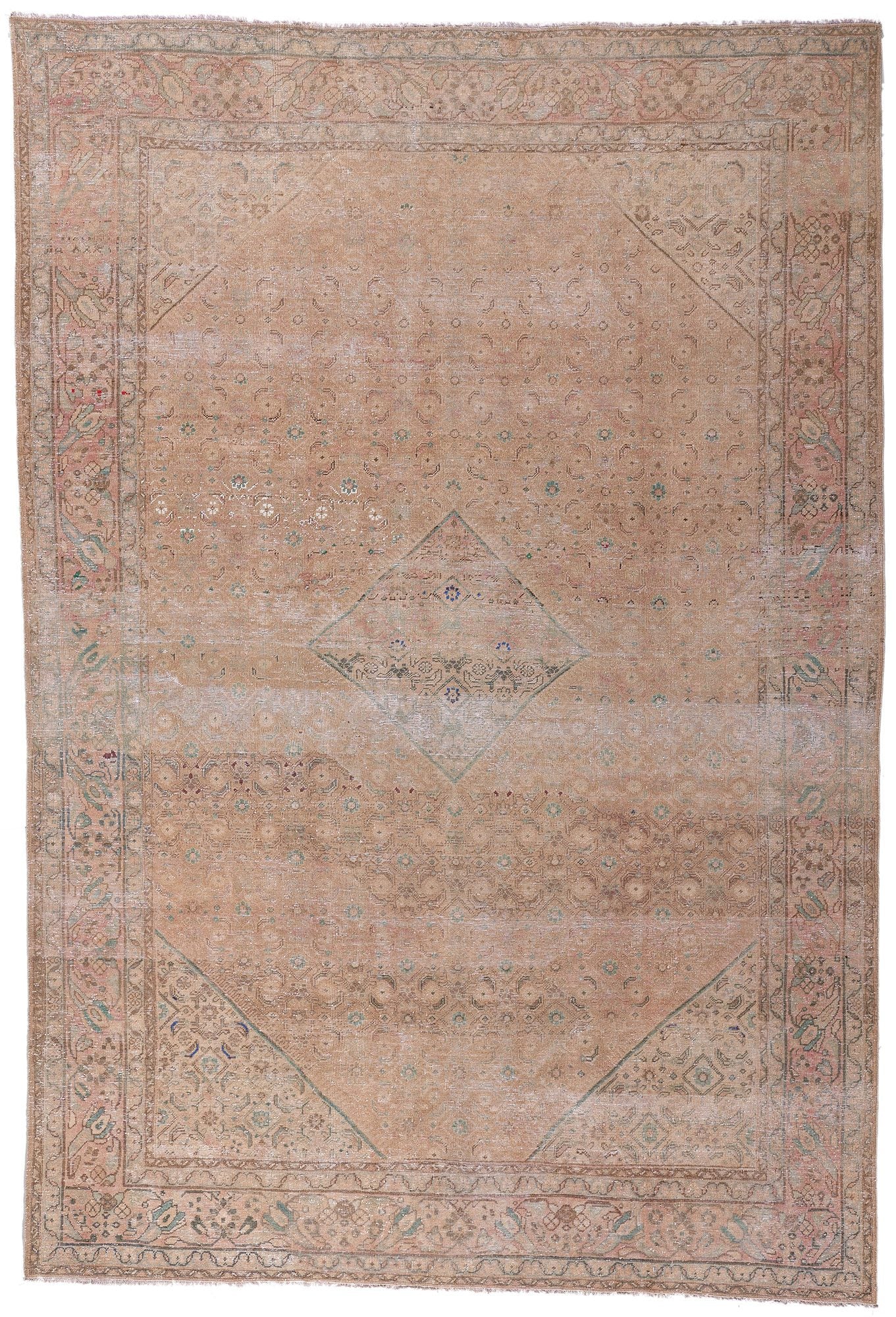 8 x 12 Antique Persian Mahal Rug 61248