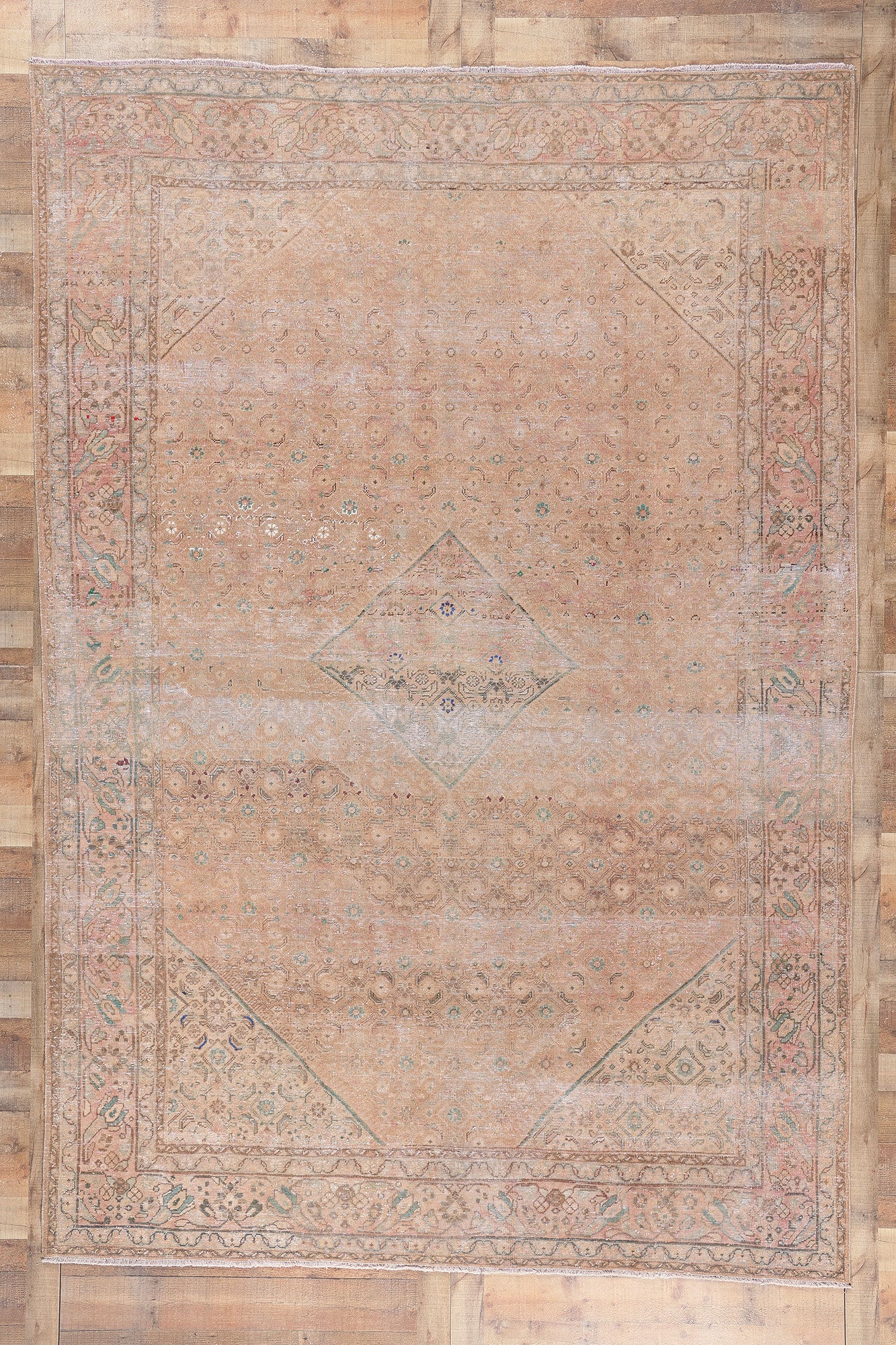 8 x 12 Antique Persian Mahal Rug 61248