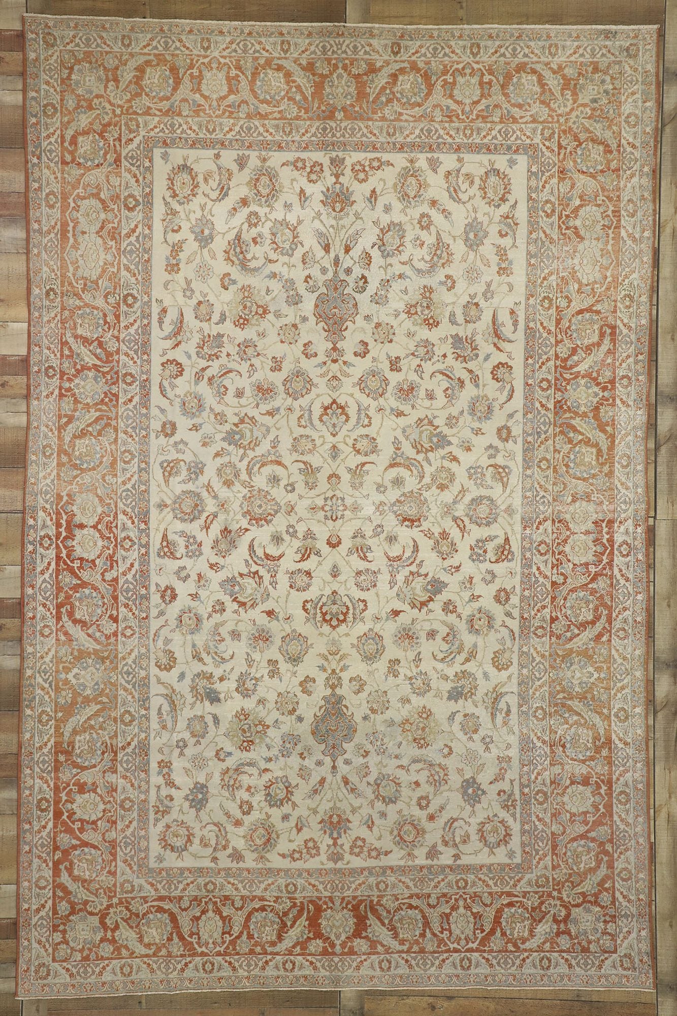8 x 12 Antique Persian Isfahan Rug 52435