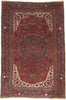 8 x 12 Antique Persian Heriz Rug 78641