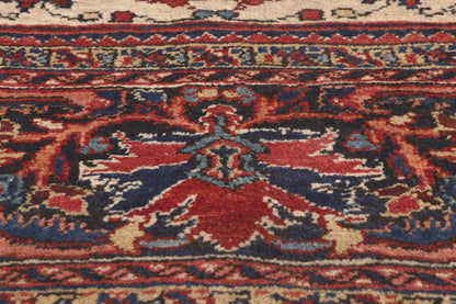 8 x 12 Antique Persian Heriz Rug 78641