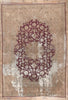 8 x 12 Vintage Persian Kashan Rug 78594