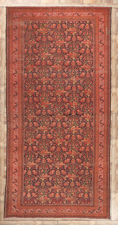 8 x 16 Antique Persian Malayer Rug 78613
