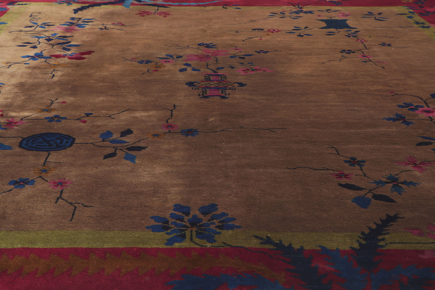 8 x 9 Antique Chinese Art Deco Rug 78303